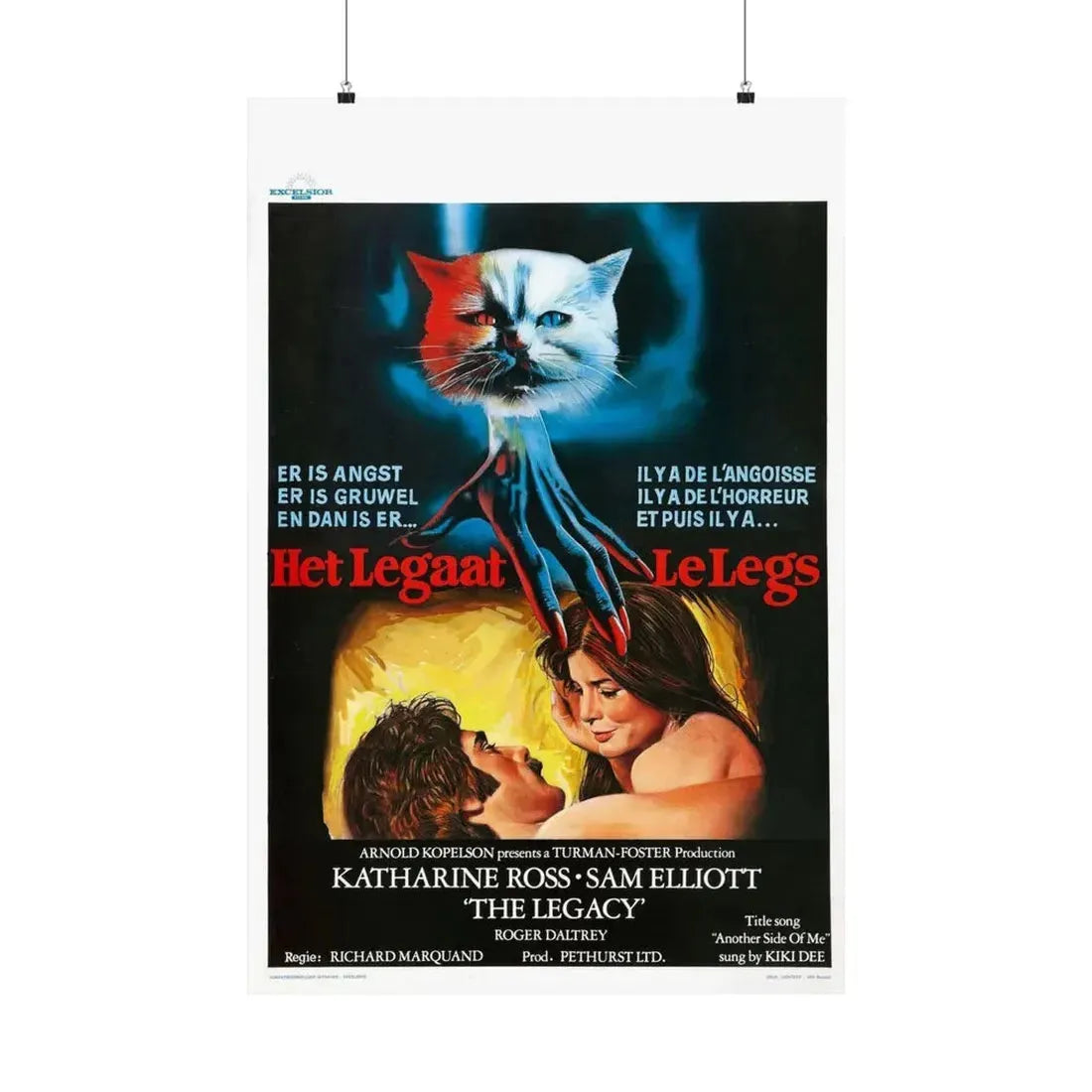 THE LEGACY (BELGIAN) 1978 - Paper Movie Poster 24″ x 36″ Matte - The Sticker Space