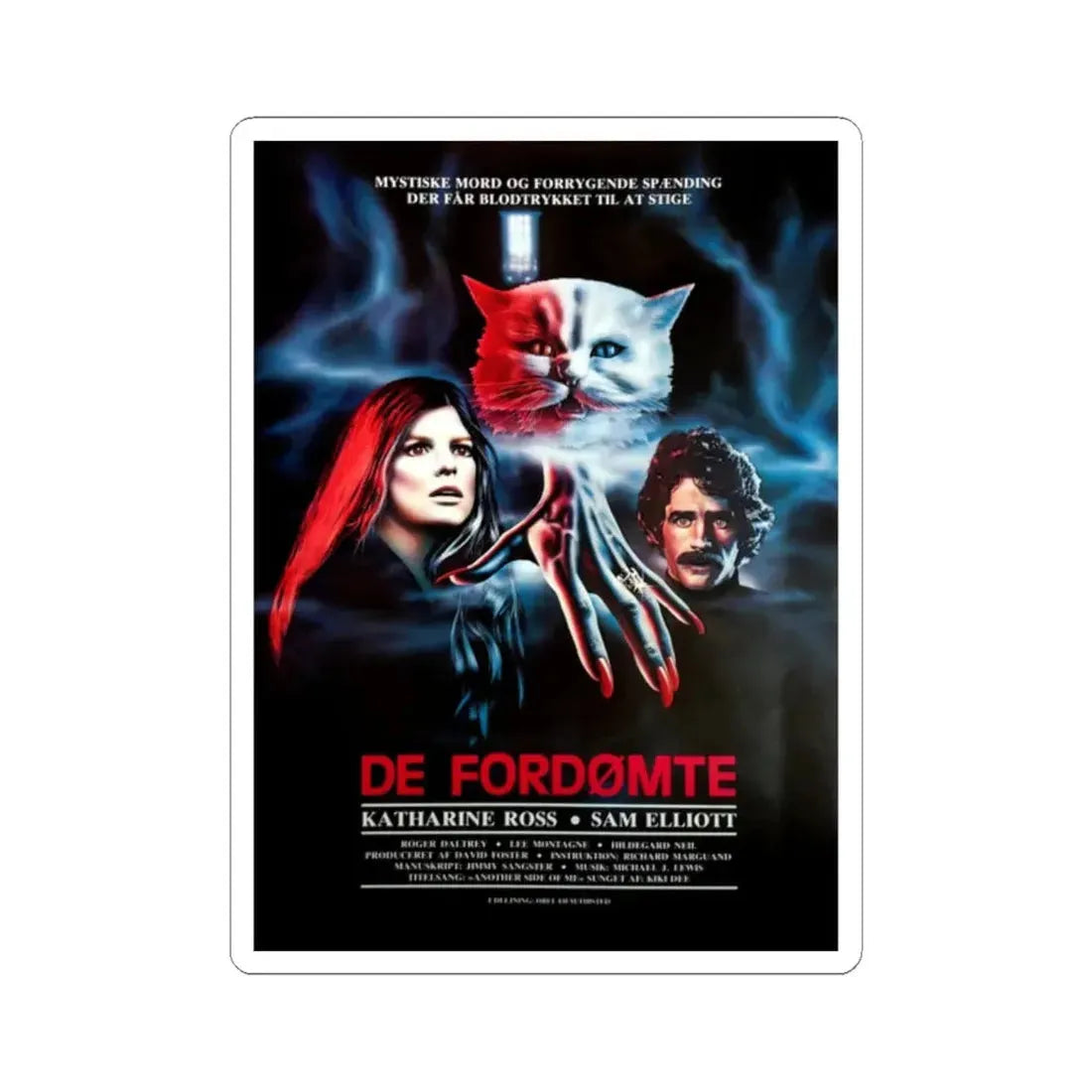 THE LEGACY (DANISH) 1978 Movie Poster - STICKER Vinyl Kiss-Cut Decal 2 Inch White - The Sticker Space