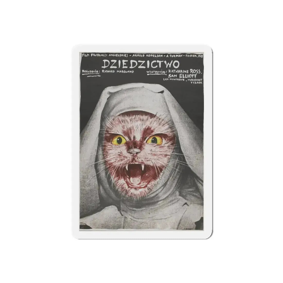 THE LEGACY (POLISH) 1978 Movie Poster - Refrigerator Magnet 4 Inch Die-Cut - The Sticker Space