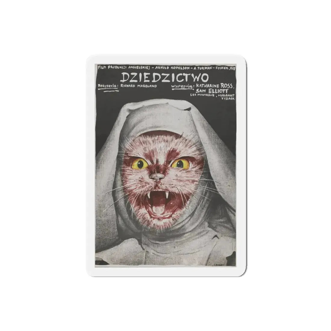 THE LEGACY (POLISH) 1978 Movie Poster - Refrigerator Magnet 6 Inch Die-Cut - The Sticker Space