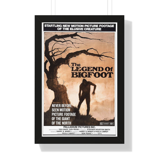 THE LEGEND OF BIGFOOT 1975 - Framed Movie Poster-16″ x 24″-The Sticker Space