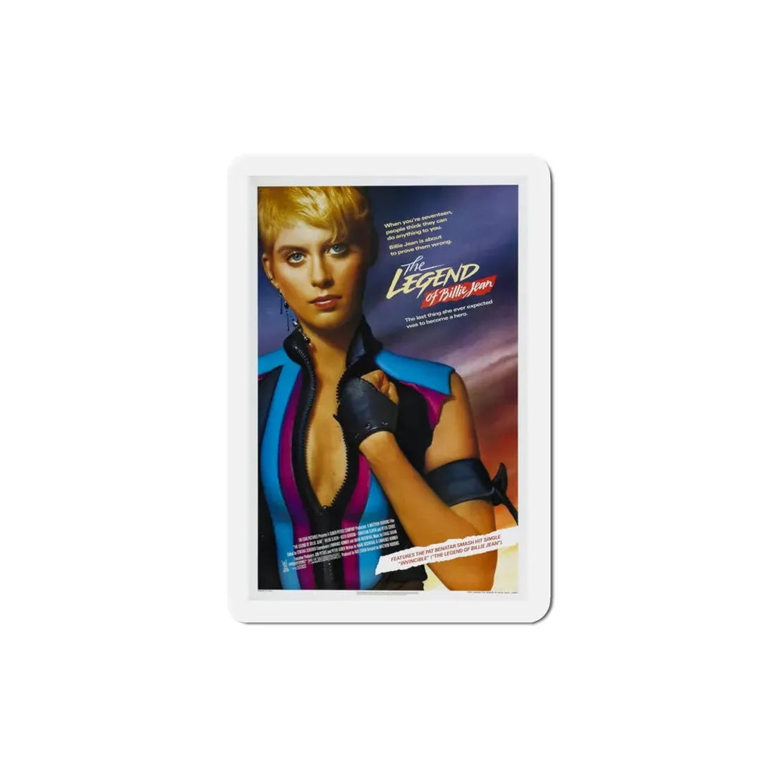 The Legend of Billie Jean 1985 Movie Poster Refrigerator Magnet 4 Inch - The Sticker Space
