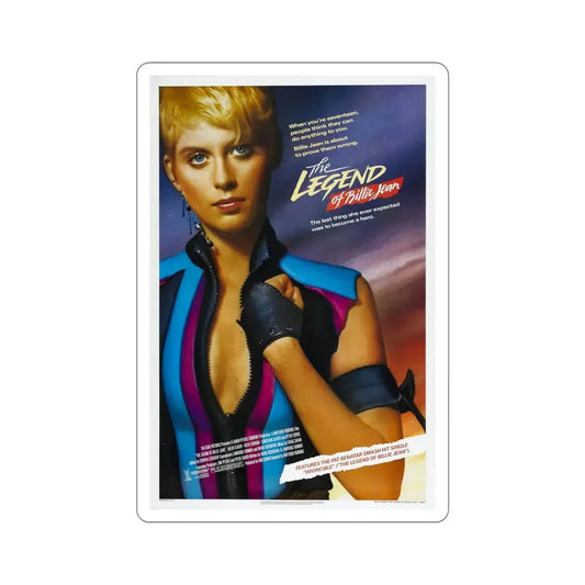 The Legend of Billie Jean 1985 Movie Poster STICKER Vinyl Die-Cut Decal 6 Inch - The Sticker Space