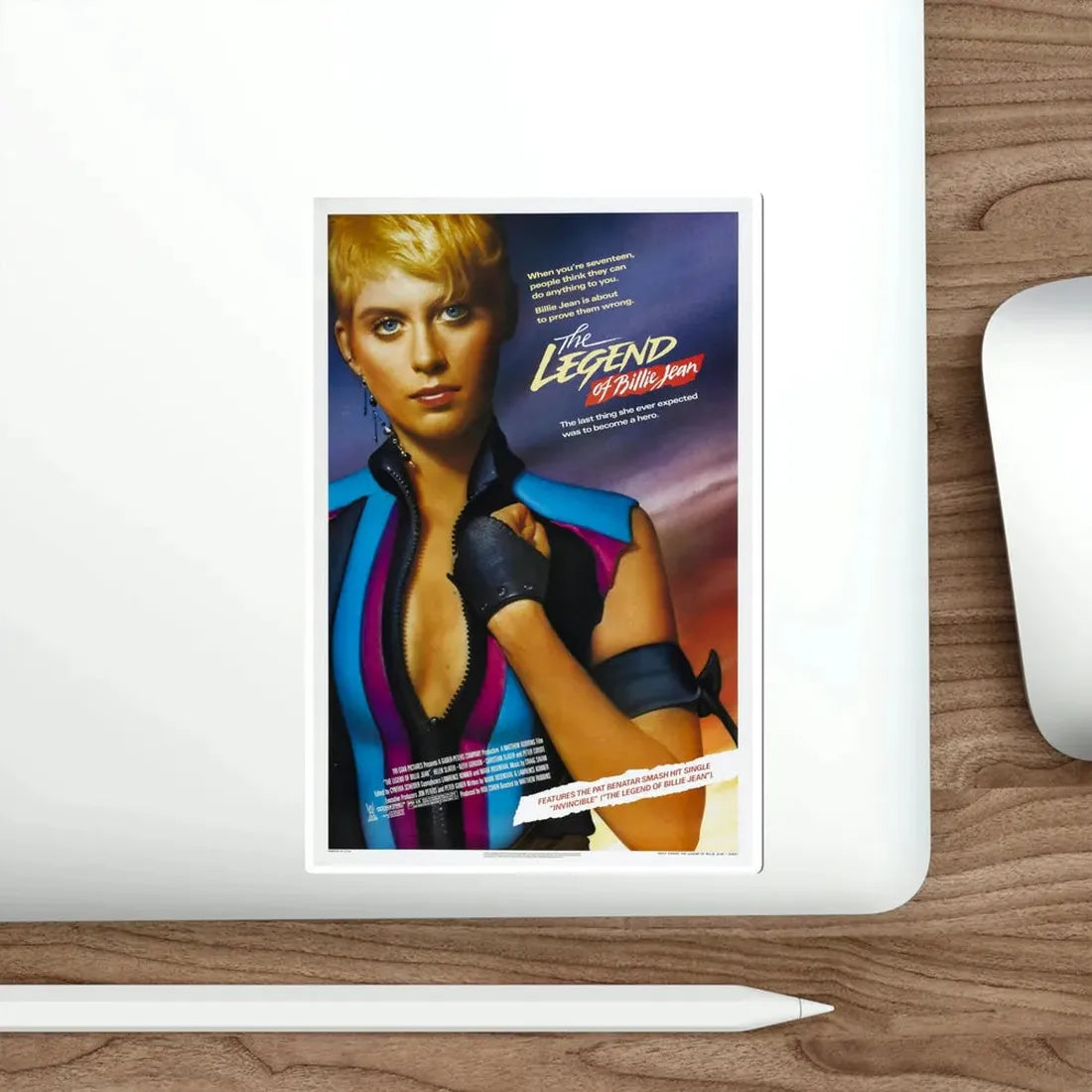 The Legend of Billie Jean 1985 Movie Poster STICKER Vinyl Die-Cut Decal - The Sticker Space