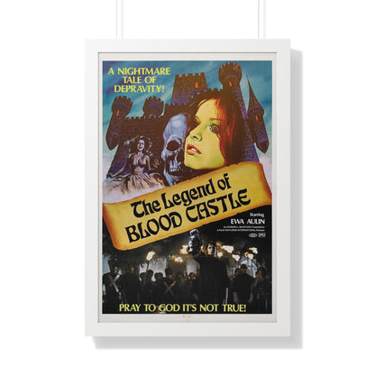 THE LEGEND OF BLOOD CASTLE 1973 - Framed Movie Poster-20" x 30"-The Sticker Space