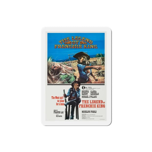 The Legend of Frenchie King 1973 Movie Poster Refrigerator Magnet 2 Inch - The Sticker Space