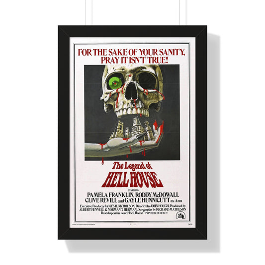 THE LEGEND OF HELL HOUSE 1973 - Framed Movie Poster-16″ x 24″-The Sticker Space