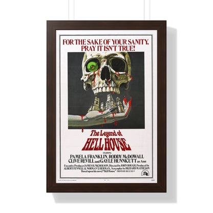 THE LEGEND OF HELL HOUSE 1973 - Framed Movie Poster-16″ x 24″-The Sticker Space