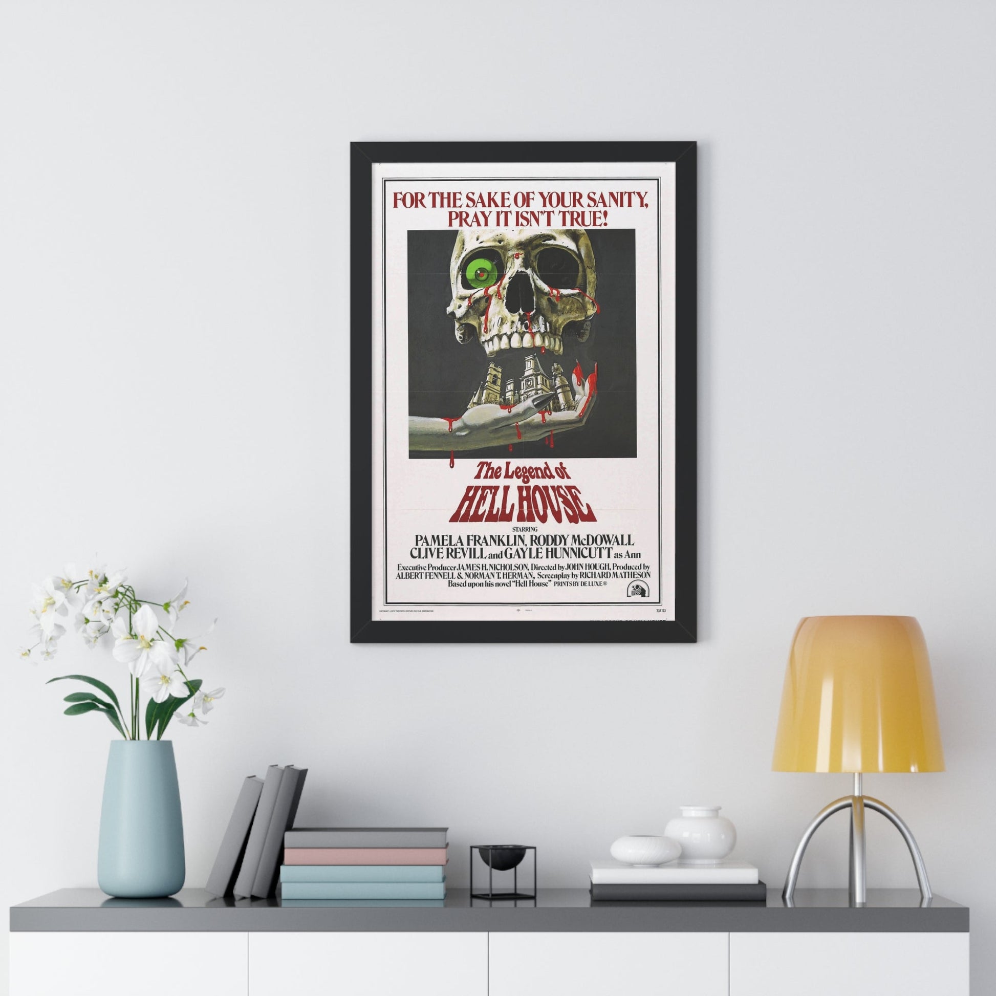 THE LEGEND OF HELL HOUSE 1973 - Framed Movie Poster-The Sticker Space