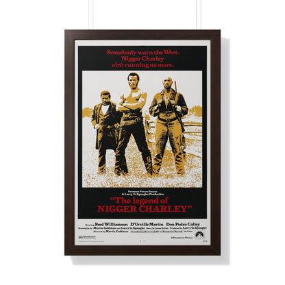 THE LEGEND OF NIGGER CHARLEY 1972 - Framed Movie Poster-20" x 30"-The Sticker Space