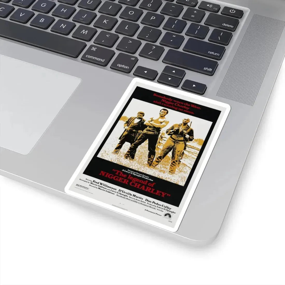 THE LEGEND OF NIGGER CHARLEY 1972 Movie Poster - STICKER Vinyl Kiss-Cut Decal - The Sticker Space