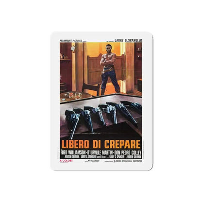 THE LEGEND OF NIGGER CHARLEY (3) 1972 Movie Poster - Refrigerator Magnet 4 Inch Die-Cut - The Sticker Space