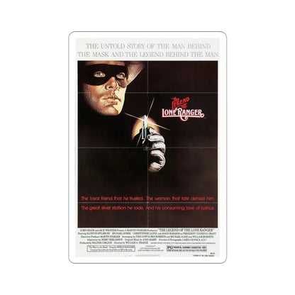 The Legend of the Lone Ranger 1981 Movie Poster STICKER Vinyl Die-Cut Decal 3 Inch - The Sticker Space