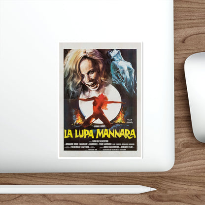 THE LEGEND OF THE WOLF WOMAN (ITALIAN) 3 1976 Movie Poster STICKER Vinyl Die-Cut Decal-The Sticker Space