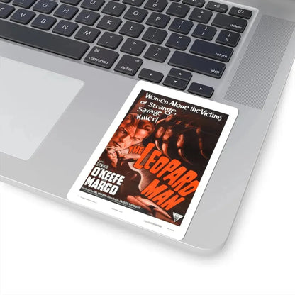 THE LEOPARD MAN (2) 1943 Movie Poster - STICKER Vinyl Kiss-Cut Decal - The Sticker Space