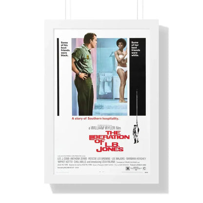 THE LIBERATION OF LB JONES 1970 - Framed Movie Poster 16″ x 24″ White - The Sticker Space