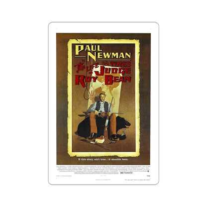 The Life and Times of Judge Roy Bean 1972 Movie Poster STICKER Vinyl Die-Cut Decal 4 Inch - The Sticker Space