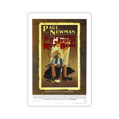The Life and Times of Judge Roy Bean 1972 Movie Poster STICKER Vinyl Die-Cut Decal 5 Inch - The Sticker Space
