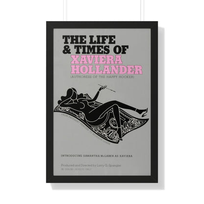 THE LIFE AND TIMES OF XAVIERA HOLLANDER 1974 - Framed Movie Poster-20" x 30"-The Sticker Space