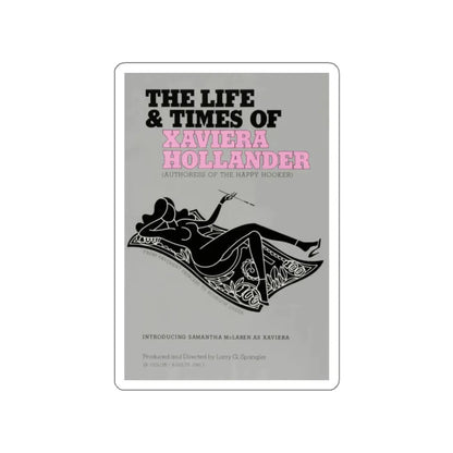 THE LIFE AND TIMES OF XAVIERA HOLLANDER 1974 Movie Poster STICKER Vinyl Die-Cut Decal 2 Inch - The Sticker Space