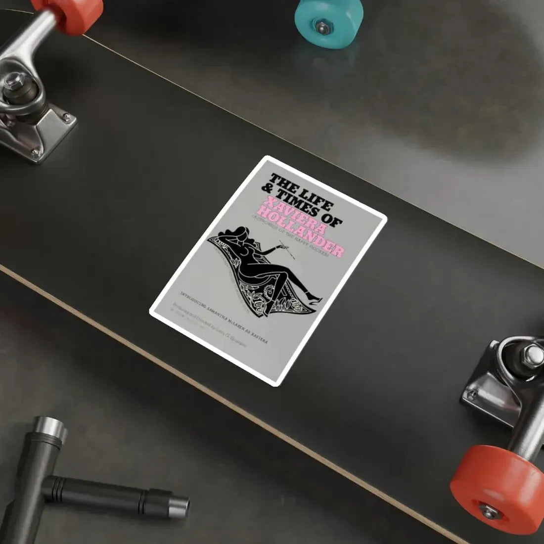 THE LIFE AND TIMES OF XAVIERA HOLLANDER 1974 Movie Poster STICKER Vinyl Die-Cut Decal - The Sticker Space