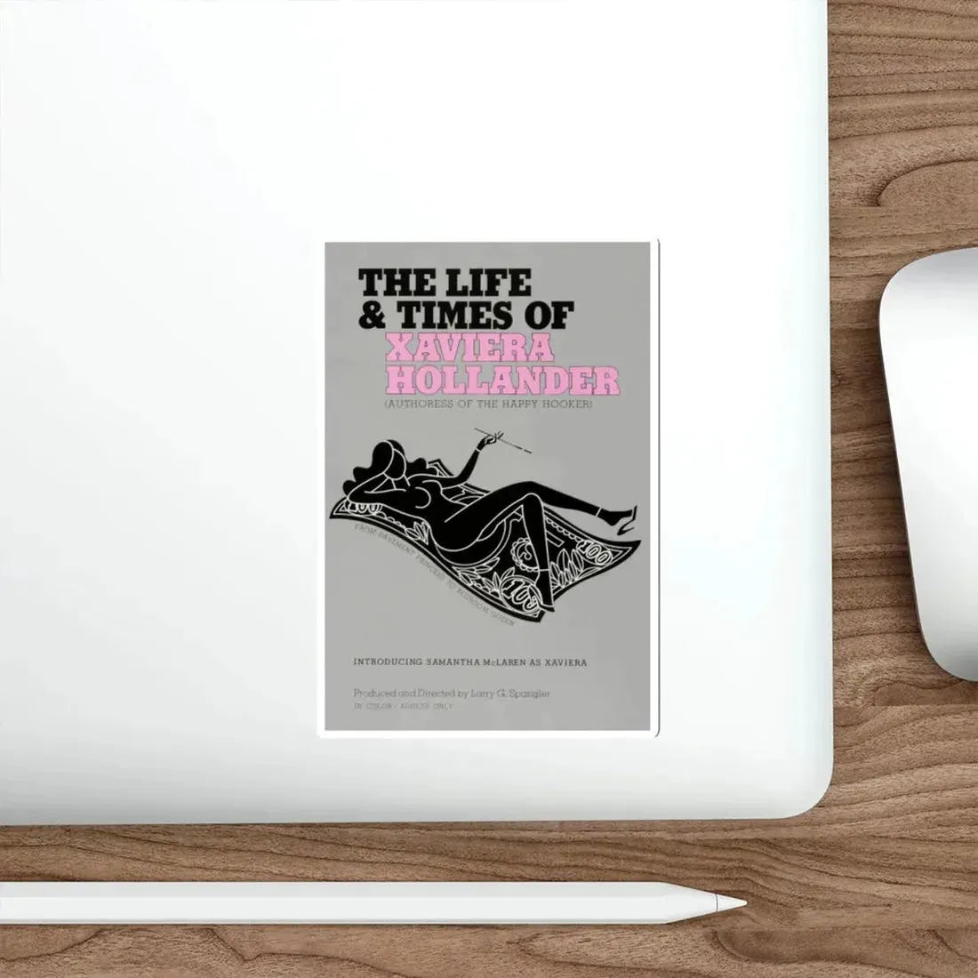 THE LIFE AND TIMES OF XAVIERA HOLLANDER 1974 Movie Poster STICKER Vinyl Die-Cut Decal - The Sticker Space