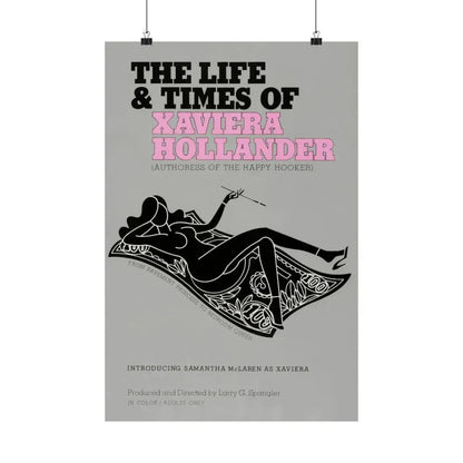 THE LIFE AND TIMES OF XAVIERA HOLLANDER 1974 - Paper Movie Poster 16″ x 24″ Matte - The Sticker Space