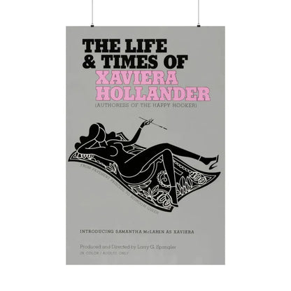 THE LIFE AND TIMES OF XAVIERA HOLLANDER 1974 - Paper Movie Poster 36" x 54" Matte - The Sticker Space