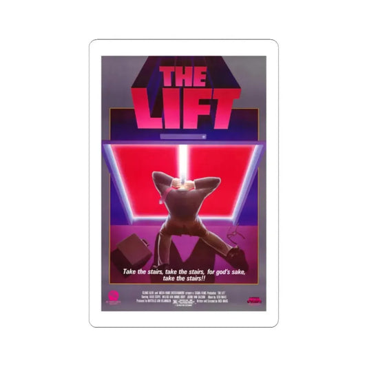 THE LIFT 1983 Movie Poster - STICKER Vinyl Kiss-Cut Decal 2 Inch White - The Sticker Space