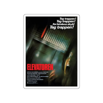THE LIFT (DANISH) 1983 Movie Poster STICKER Vinyl Die-Cut Decal 6 Inch - The Sticker Space