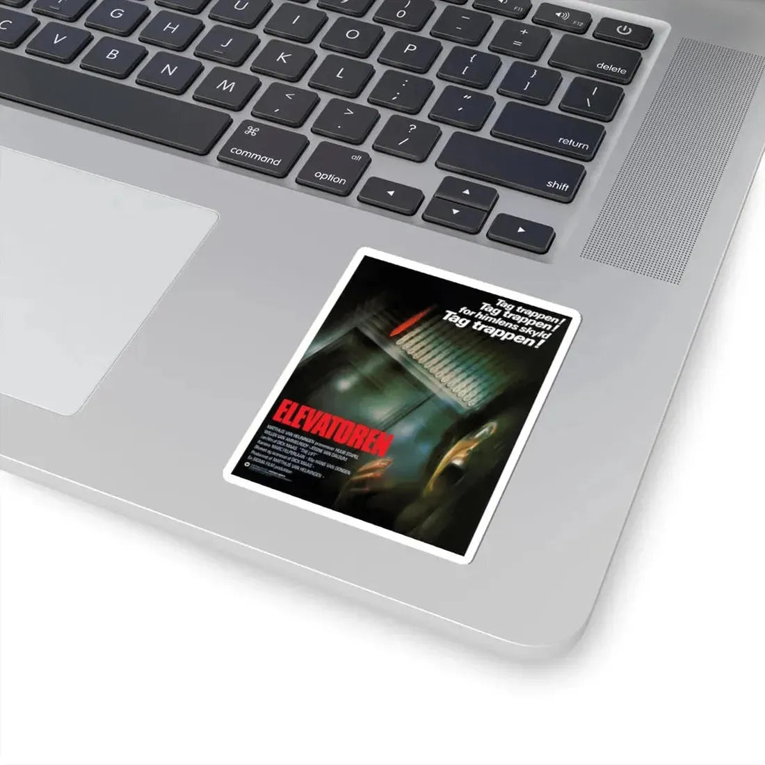 THE LIFT (DANISH) 1983 Movie Poster - STICKER Vinyl Kiss-Cut Decal - The Sticker Space