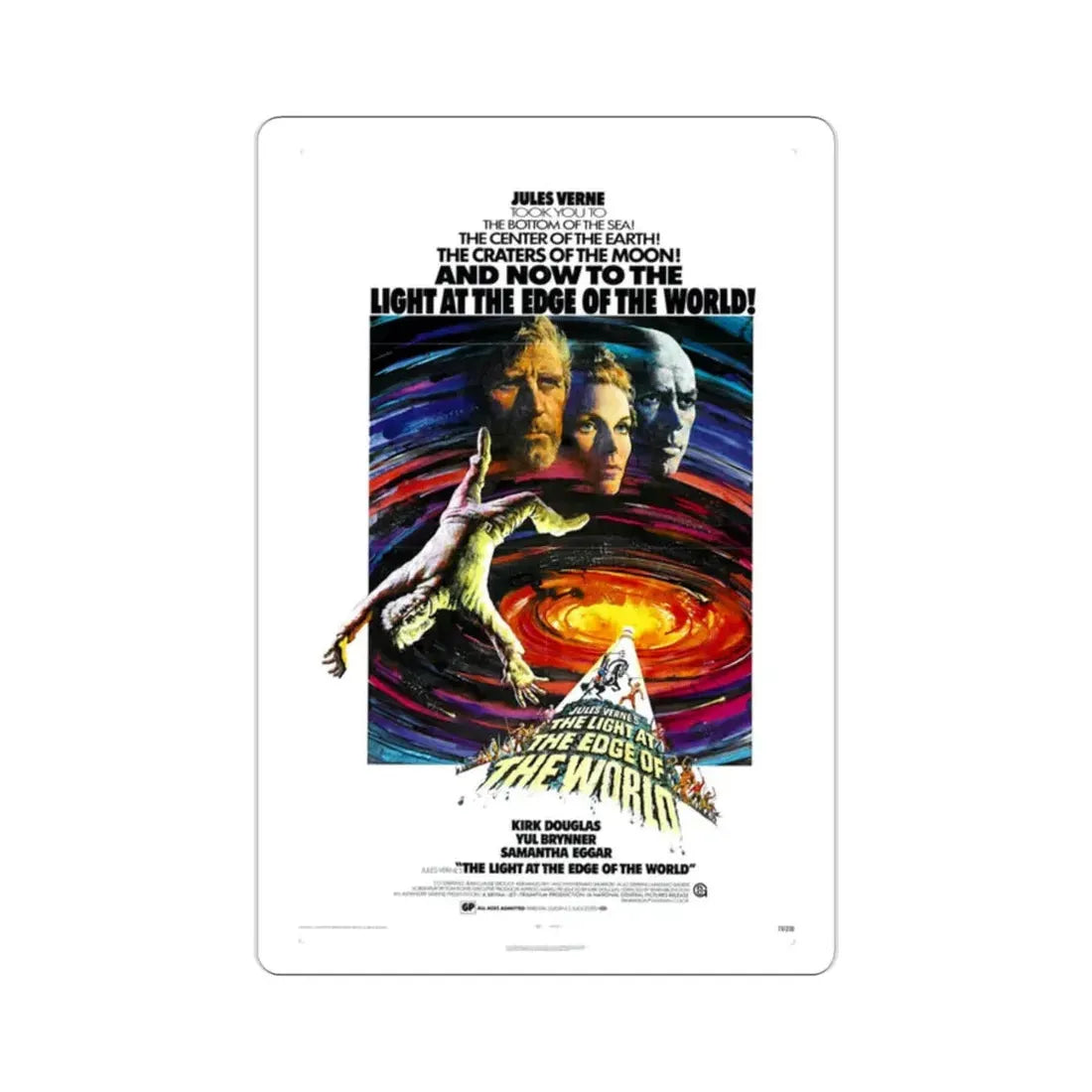 The Light at the Edge of the World 1971 Movie Poster STICKER Vinyl Die-Cut Decal 2 Inch - The Sticker Space
