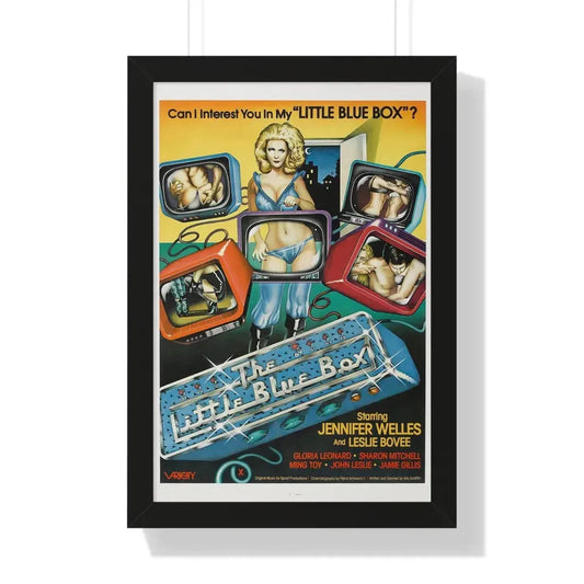 THE LITTLE BLUE BOX 1979 - Framed Movie Poster 16″ x 24″ Black - The Sticker Space