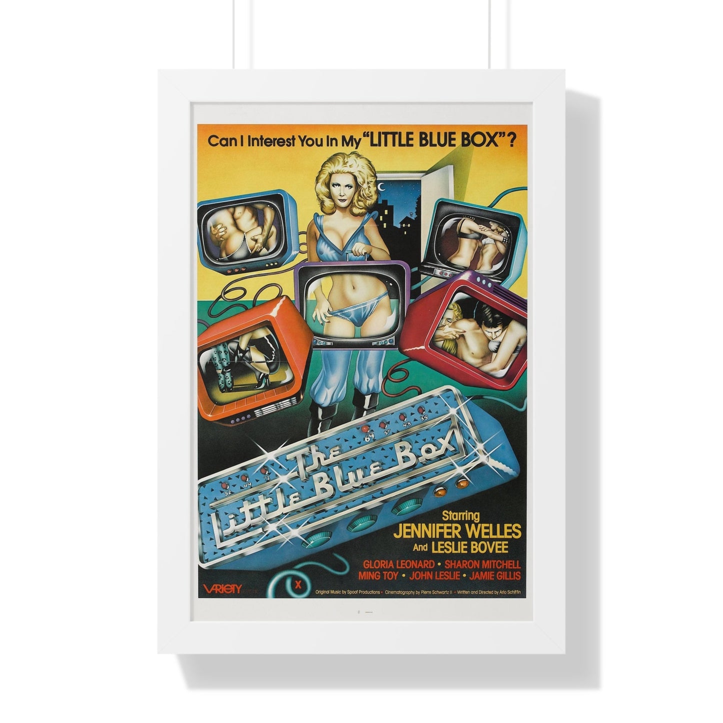 THE LITTLE BLUE BOX 1979 - Framed Movie Poster-16″ x 24″-The Sticker Space