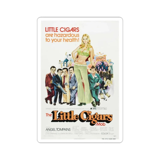 The Little Cigars Mob 1973 Movie Poster STICKER Vinyl Die-Cut Decal 2 Inch - The Sticker Space
