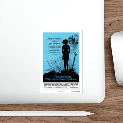 THE LITTLE GIRL WHO LIVES DOWN THE LANE 1976 Movie Poster STICKER Vinyl Die-Cut Decal-The Sticker Space