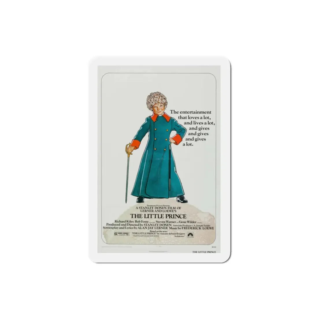 The Little Prince 1974 Movie Poster Refrigerator Magnet 2 Inch - The Sticker Space