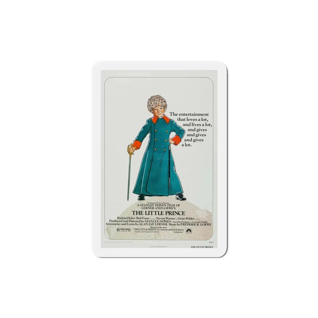 The Little Prince 1974 Movie Poster Refrigerator Magnet 3 Inch - The Sticker Space