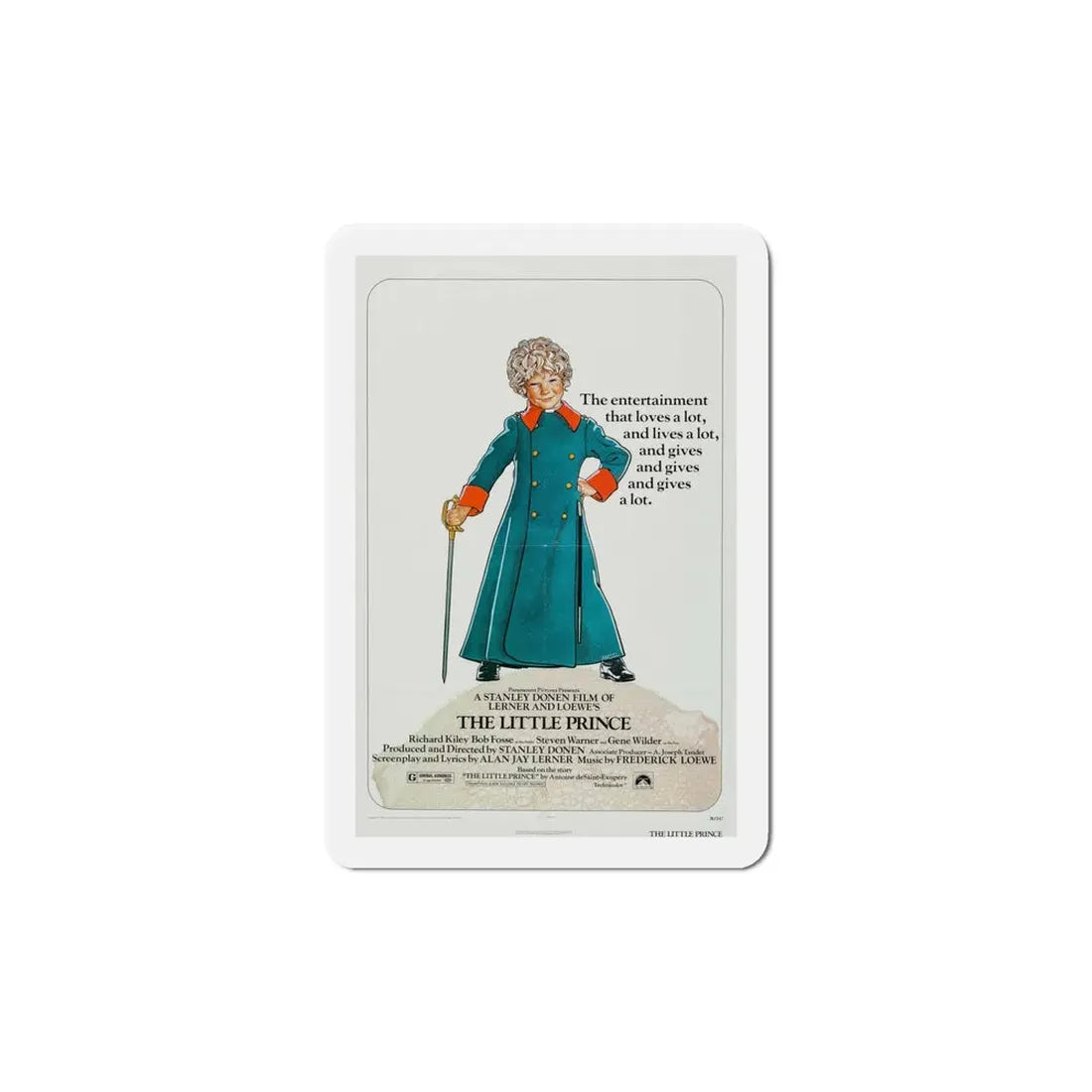 The Little Prince 1974 Movie Poster Refrigerator Magnet 6 Inch - The Sticker Space