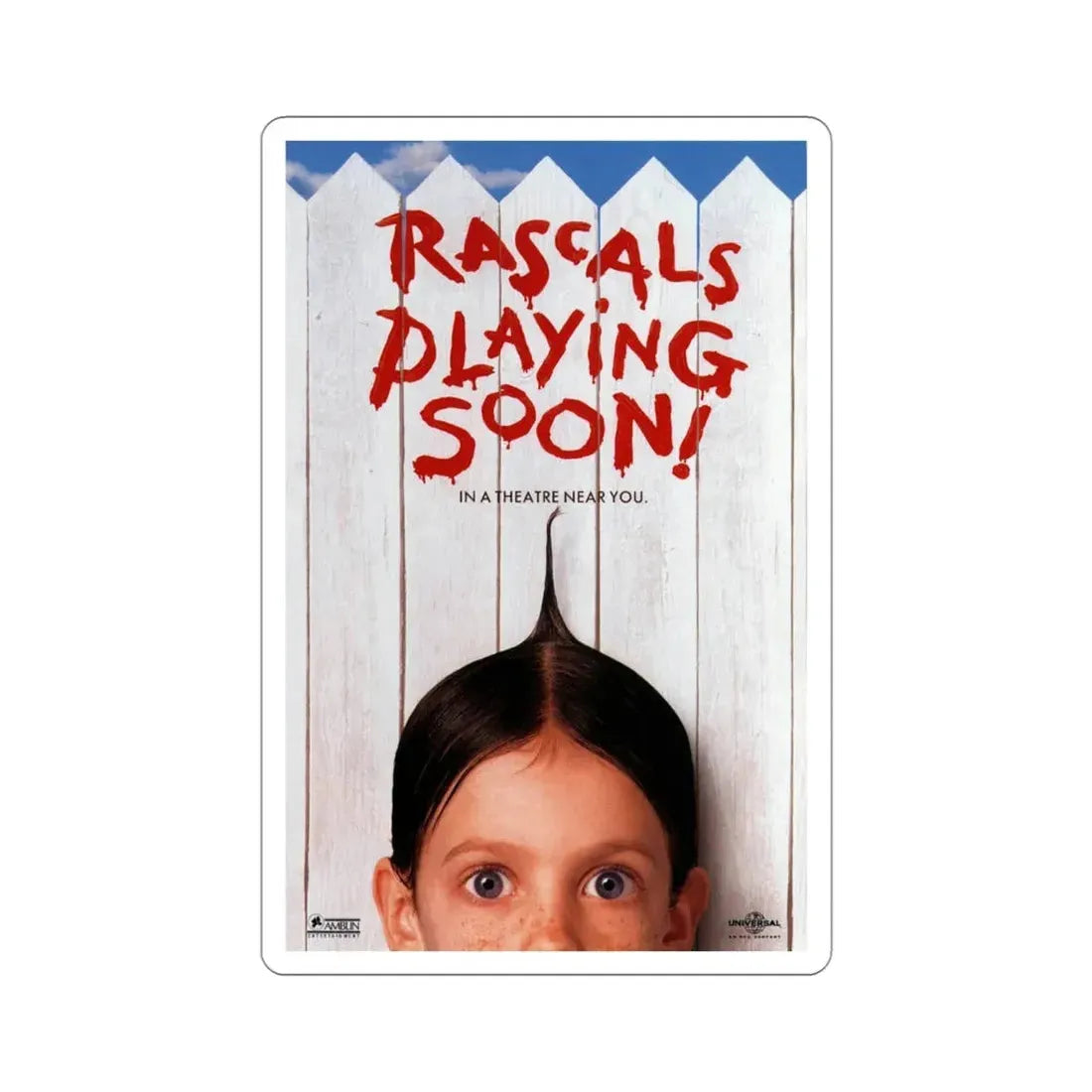 The Little Rascals 1994 Movie Poster STICKER Vinyl Die-Cut Decal 4 Inch - The Sticker Space