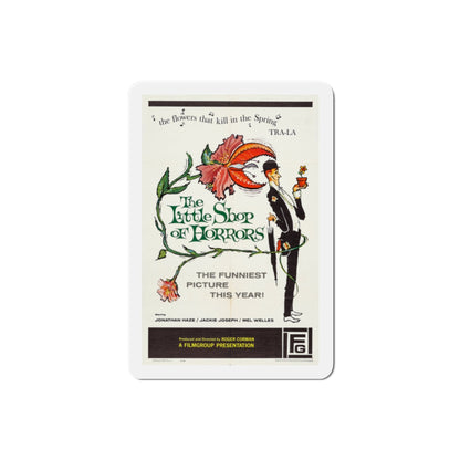 The Little Shop of Horrors 1960 Movie Poster Die-Cut Magnet-2 Inch-The Sticker Space