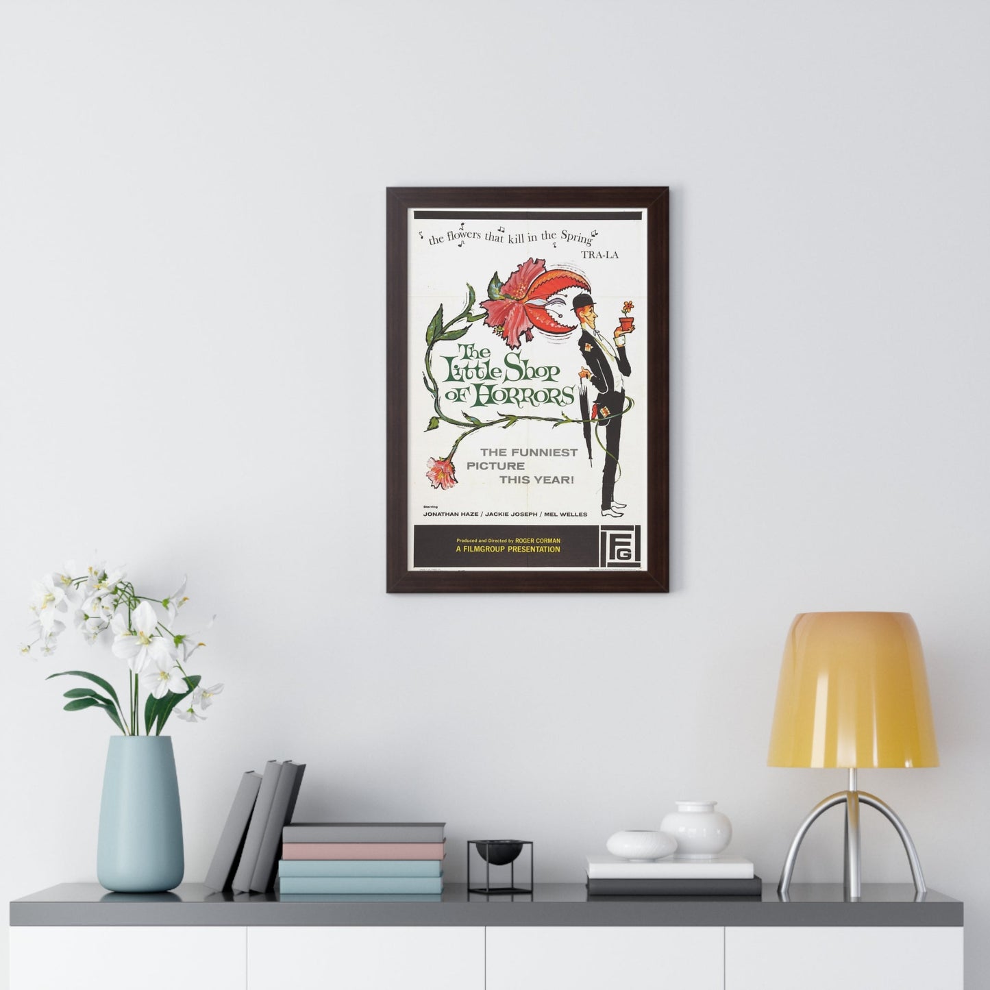 THE LITTLE SHOP OF HORRORS 1986 - Framed Movie Poster-The Sticker Space