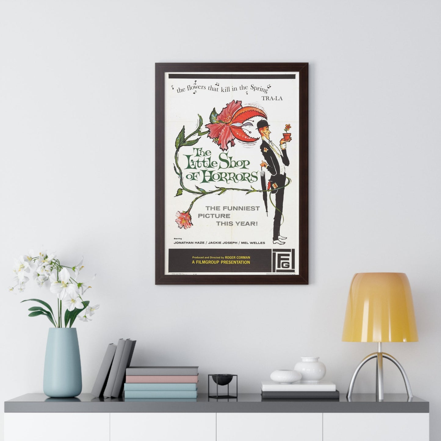 THE LITTLE SHOP OF HORRORS 1986 - Framed Movie Poster-The Sticker Space