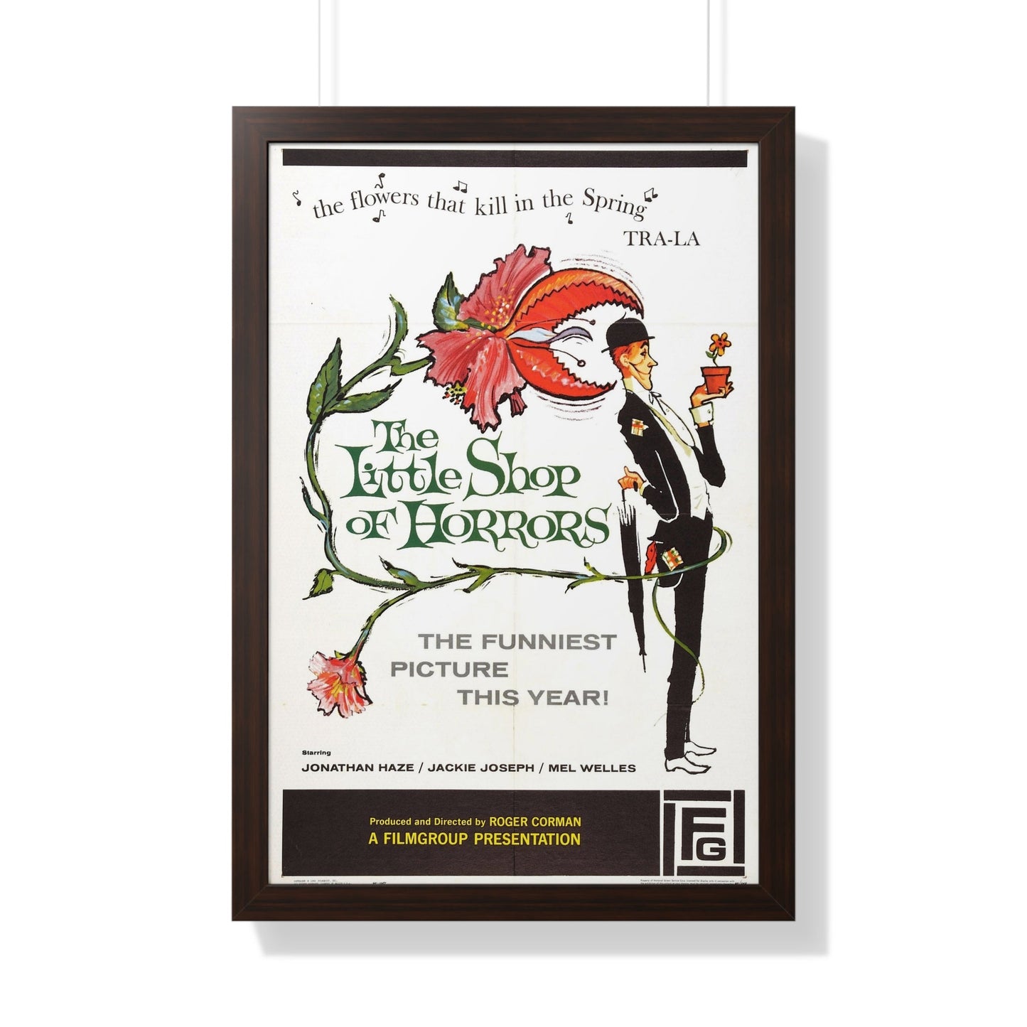 THE LITTLE SHOP OF HORRORS 1986 - Framed Movie Poster-20" x 30"-The Sticker Space