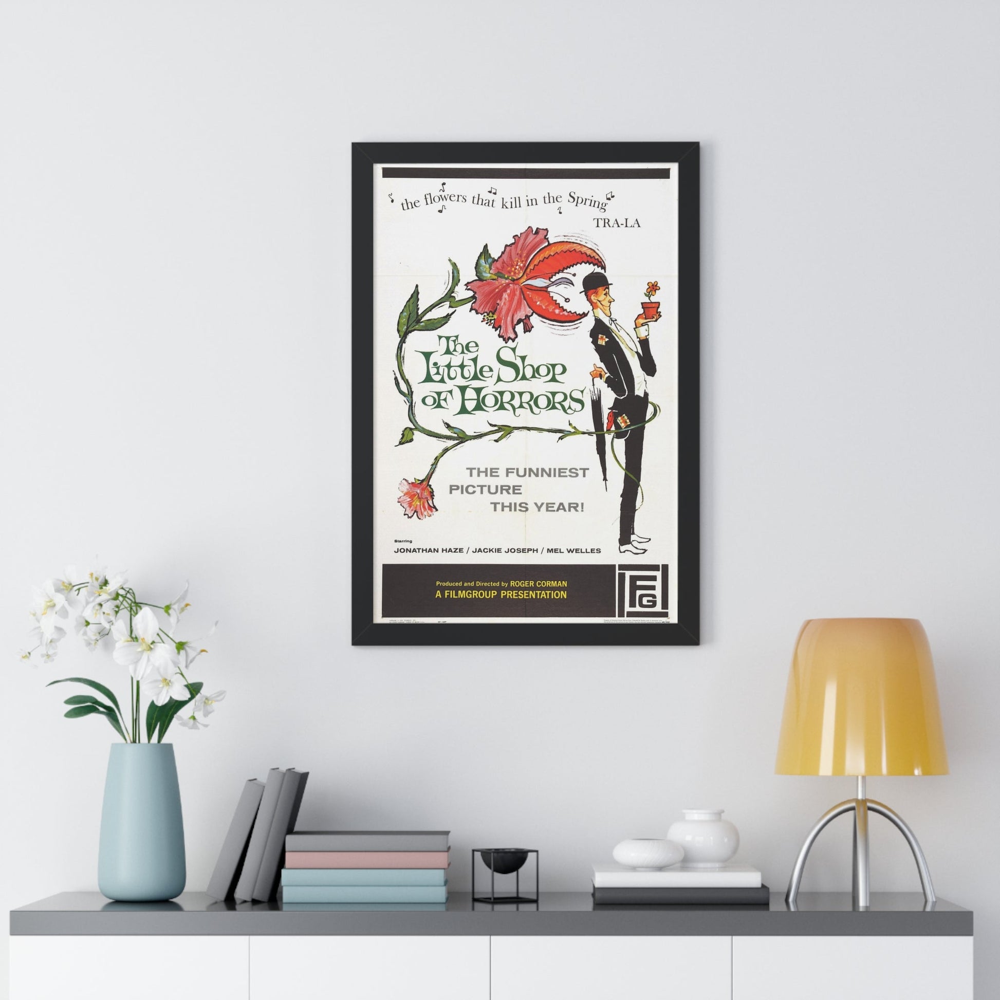 THE LITTLE SHOP OF HORRORS 1986 - Framed Movie Poster-The Sticker Space