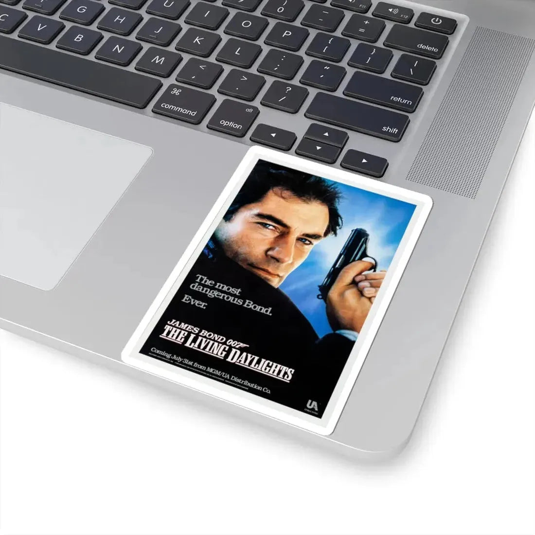 The Living Daylights 1987 Movie Poster - STICKER Vinyl Kiss-Cut Decal - The Sticker Space