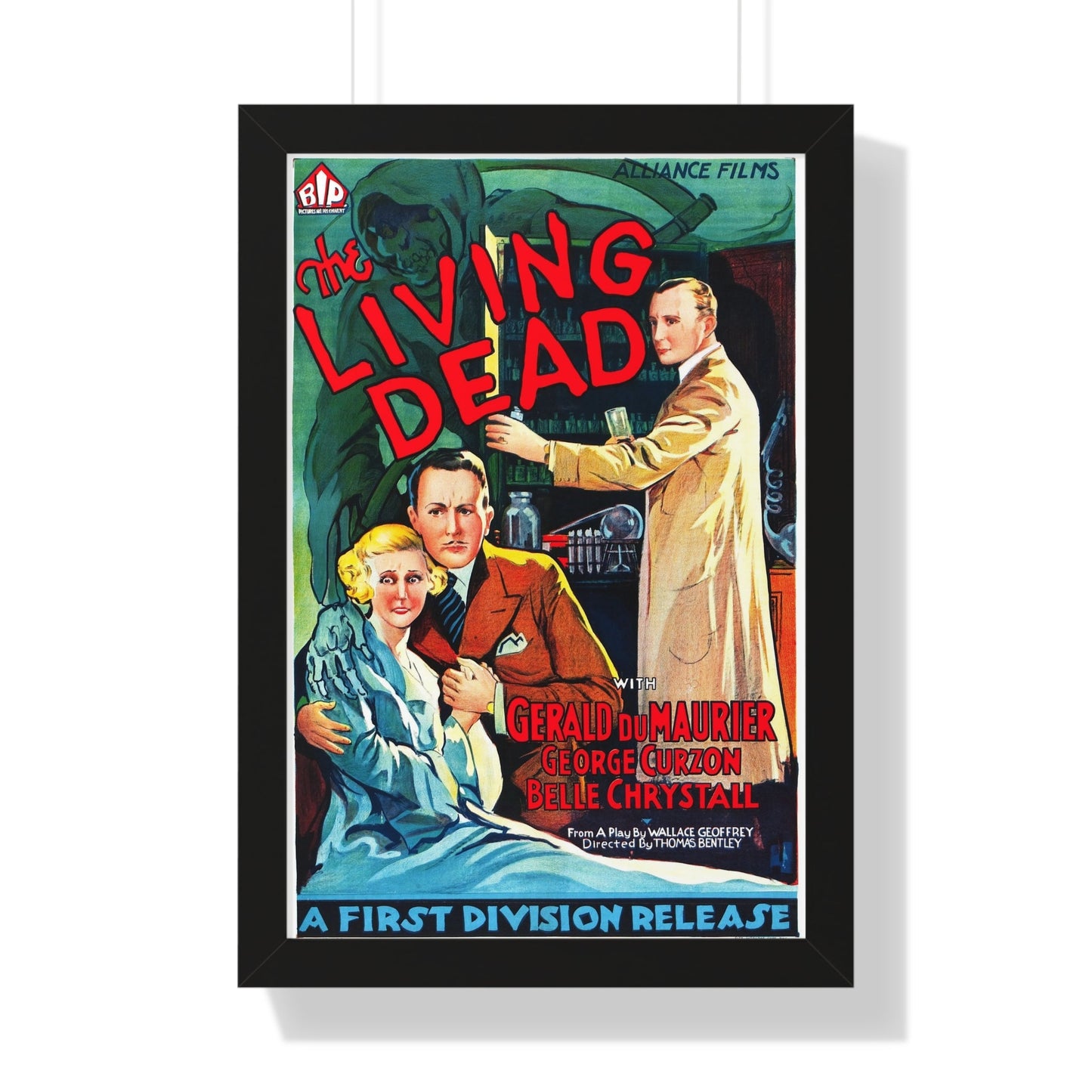 THE LIVING DEAD 1934 - Framed Movie Poster-16″ x 24″-The Sticker Space