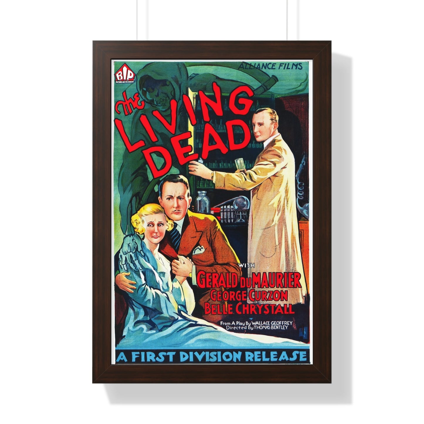 THE LIVING DEAD 1934 - Framed Movie Poster-16″ x 24″-The Sticker Space