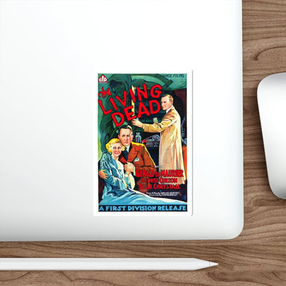 THE LIVING DEAD 1934 Movie Poster STICKER Vinyl Die-Cut Decal-The Sticker Space