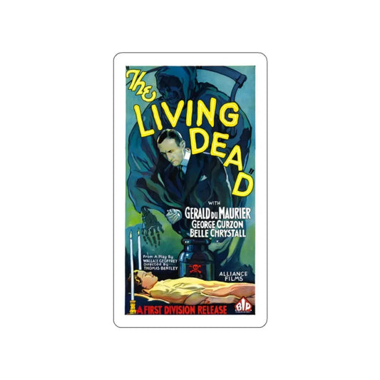 THE LIVING DEAD (2) 1934 Movie Poster STICKER Vinyl Die-Cut Decal 2 Inch - The Sticker Space